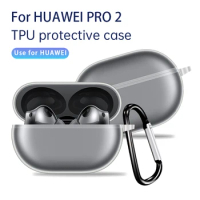 1pc For New Huawei FreeBuds Pro 2 Wireless Bluetooth Headset Cover Huawei Pro2 Charging Bag Protective Cover With Hook