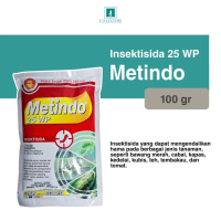 Insektisida METINDO 25 WP 100 gram Pengendali Ulat dan Hama Tanaman