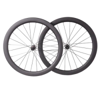 RUJIXU Carbon Wheels Disc Brake 700c Road Bike Wheelset Quality Carbon Rim Center Lock Or 6-blot Bock Road Cycling