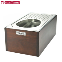 TIAMO 洗杯器渣桶附滴水盤木盒(BC2411)