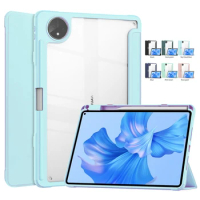For Huawei MatePad Pro 11 inch 2022 Case with Pencil Holder Luxury Clear Transparent Back for Huawei MatePad Pro 11 Tablet Case