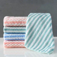 4pc Tradlux Dish Cloth 25x25cm Rag Water Absorption Durable Soft Dish Cloths Dish Rags Kitchen Towel