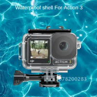 For DJI OSMO Action 3/4 Waterproof Case Diving Protective Shell 40m Waterproof