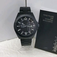 JAM PRIA ALEXANDRE CHRISTIE ORIGINAL AC6535 AC 6535 BLACK STAINLES STELL DIAMTR 4.2CM