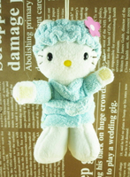 【震撼精品百貨】Hello Kitty 凱蒂貓 HELLO KITTY絨毛吊飾-浴袍 震撼日式精品百貨