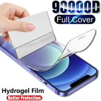 Protective film For Apple iPhone 13 12 Mini 14 11 Pro Max Hydrogel Film Screen Protector For iPhone X XR XS Max Safety Film