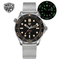 Watchdives WD007 Titanium NTTD Dive Watch NH35 Automatic Movement Sapphire 100m Waterproof Watches Super Luminous Wristwatch