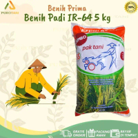 PRTN Benih Prima ir64 Saprotan Utama Padi IR-64 Pak Tani Bibit IR 64 SS 5kg EW194OBRAL