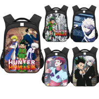 Japanese Anime HUNTERxHUNTER Backpack Hunter X Hunter Teenager Boys SchoolBag GON FREECSS Boys Girls Backpack
