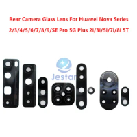 10pcs Rear Back Camera Glass Lens with Adhesive For Huawei Nova 2 Lite 3 4 5 6 7 8 9 SE Pro 5G Plus 2i 3i 5i 7i 8i 5T