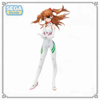 In Stock NEON GENESIS EVANGELION EVA Asuka Langley Soryu Original Anime PVC Action Figure Toys for Model Doll Collection 21cm