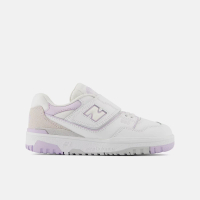 NEW BALANCE NB 550 童鞋 運動鞋 休閒鞋 板鞋 中大童 小童 白紫色 魔鬼氈 皮革 親子鞋(PHB550WK-M)