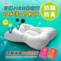 Embrace英柏絲 日本大和JIS防蹣認證 抗菌舒鼾枕 人體工學 MIT台灣製造 可水洗
