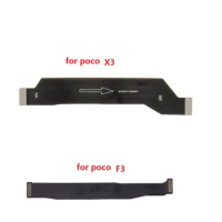 10Pcs， For Xiaomi Poco F2 Pro F1 F3 X3 NFC Main Board Connect FPC LCD Motherboard Flex Cable Parts For Mi Poco X3 Mother Board
