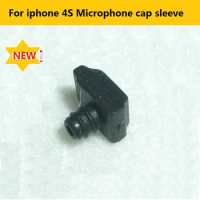 Original premium Microphone cap sleeve For Apple iphone 4S Microphone pouches for iphone 4s Last inserted Replacement parts