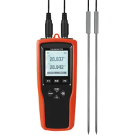 DC-720 Multi-point calibration 2 Channels PT100 and PT1000 Probe Temperature Measuring Thermometer