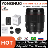 YONGNUO YN85mm 85mm F1.8 DF DSM for Nikon Z Sony E Mount Full Frame Auto Focus Portrait Large Aperture AF Camera Lens