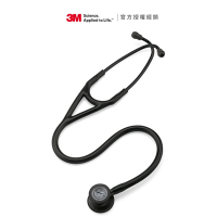 【3M】Littmann 心臟科第四代聽診器 6163尊爵黑色管/隱士黑聽頭(聽診器權威 全球醫界好評與肯定)