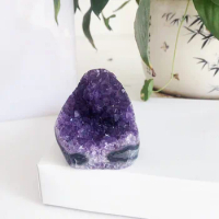 Natural crystal amethyst Cave decoration home office desktop decoration amethyst cluster corporeal b