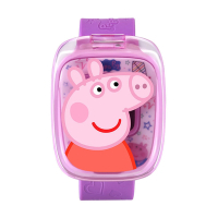 【Vtech】粉紅豬小妹-多功能遊戲學習手錶(粉)