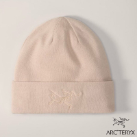 【ARCTERYX 始祖鳥】EMBROIDERED BIRD 輕量刺繡LOGO無邊帽子.保暖帽.針織帽.護耳毛線帽_X000007562 野玫瑰粉