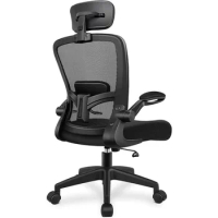 Gaming Chair Home Office Swivel Task Chair With High Back and Armrest Adjustable Height Gaming Chair(Black) Computer Armchair