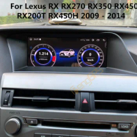 For Lexus RX RX270 RX350 RX450 RX200T RX450H Android Car Radio 2Din Stereo Receiver Autoradio Multimedia Player GPS Navi Head
