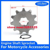 11 Tooth Front Engine Shaft Sprocket Gear 420 for YX Lifan 50cc 70 90cc 110cc 125cc ATV Quad Pit Dirt Motor Bike Motorcycle