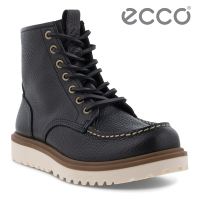 ECCO STAKER W 適酷英式經典高筒工裝靴 女鞋 黑色