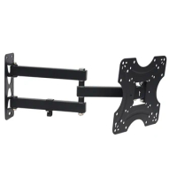 TV Wall Mount Swivel Tilt Rotation Full Motion Adjustable Articulating for Most 17-43 inch LED, LCD Monitor Wall Mount