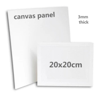 20x20cm Artist cotton panels blank stretched canvas Oil Acrylic art painting