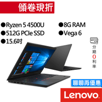 Lenovo 聯想 Thinkpad E15 Ryzen 5 4500U 15.6吋 指紋辨識 AMD 商務筆電