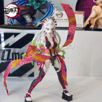 Bandai Original Aniplex PVC Aniplex Buzzmod Demon Slayer Daki Tanjiro Action Anime Figure Collectible Model Toys To Friend Gifts