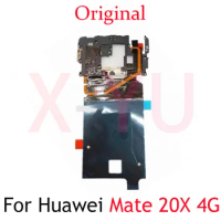 Original For Huawei Mate 20 X 20X 4G 5G NFC Antenna Sensor Chip Camera Motherboard Bracket Wireless Charging Receiver Flex Cable