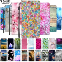 Landscape Wallet Cover For Samsung Galaxy A21s A50 A50s A30S A32 4G A12 A10 A20E A31 Case A 12 Cute Flip Leather Stand Phone Bag