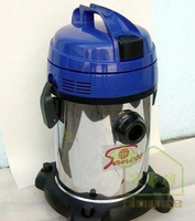 [ 家事達 ] 台灣SANCOS-3563w 工業用乾溼吹三用靜音不鏽鋼吸塵器