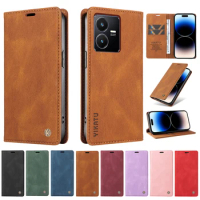 Luxury Wallet Leather Protect Case For VIVO Y22s Y33s Y22 Y35 Y16 Y02S Y21S Y20S Y15 Y17 Y20A Y11S Y12A Y12S Magnetic Flip Cover