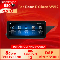 Android Car Radio HD Screen For Mercedes Benz E Class W212 2009-2015 Intelligent voice 4G Car Multimedia Player DSP GPS 2Din DVD