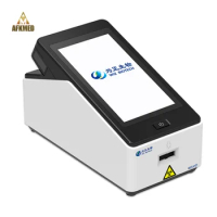 10s rapid test 7 inches Touch screen POCT time-resolved Single Channel dry Fluorescence Immunoassay Analyzer