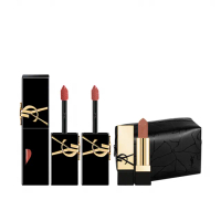 【YSL】官方直營 奢華鎖心光唇釉2入組(奢華印記鎖心光唇釉/任選)