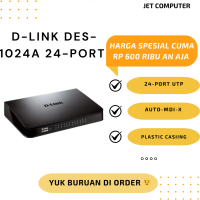 SWITCH HUB INTERNET D-LINK DES-1024A 24-port 10/100