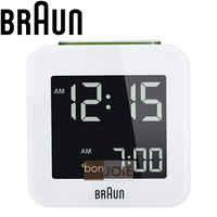 ::bonJOIE:: 美國進口 Braun BNC008 Alarm Clock 百靈數位鬧鐘 (白色款)(全新盒裝) 博朗 時鐘 德國