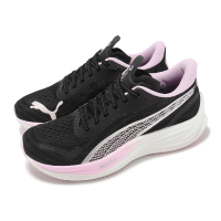 PUMA 慢跑鞋 Velocity Nitro 3 Wn 女鞋 黑 粉紅 緩衝 氮氣中底 路跑 運動鞋(377749-02)