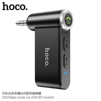 [COD] ส่งจากไทย Hoco E58 งานดี IN-Car Aux Wireless Car Bluetooth Receiver ตัวรับสัญญาณบลูทูธ บลูทูธต