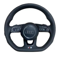 Car Steering Wheel For 2016 Audsi A4 A5 A6 Steering Wheel Custom Carbon Fiber LED Display