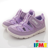IFME日本健康機能童鞋-透氣休閒鞋水涼鞋款IF30-231705紫(中小童段)