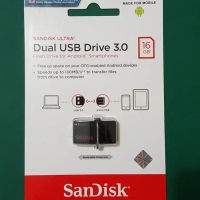 Sandisk OTG Micro Ultra Dual USB Drive 3.0 OTG Flashdisk 16GB