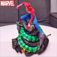 Hot The Avengers Anime Figure Iron Spider Man Figurine Ps4 Games Pvc Action Statue Model Doll Collection Ornaments Toys Kid Gift