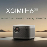 NEW Best Selling XGIMI H6 4K Projector 1200CCB Lumens 120HZ with Optical Lossless Zoom Cinema 3D Android Smart Projector