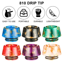 1piece Drip Tip Connector Cover Resin Coffee Machine Fitting Replacement 510 Standardice Bore Wide 810 Function Multi Accessory